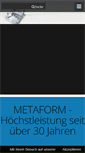 Mobile Screenshot of metaform.de